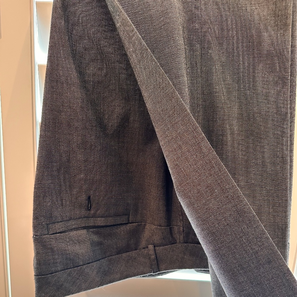 Black and gray dress slacks